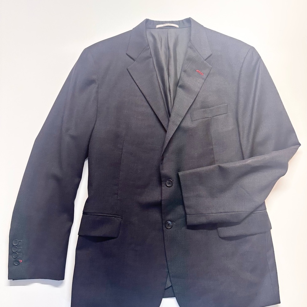 Hickey Freeman Black Blazer 44R